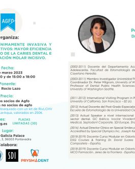 ODONTOLOGÍA MÍNIMAMENTE INVASIVA Y MATERIALES BIOACTIVOS: MAYOR EFICIENCIA EN EL TRATAMIENTO DE LA CARIES DENTA E HIPOMINERALIZACIÓN MOLAR INCISIVO<fecha>31 de marzo de 2023</fecha>