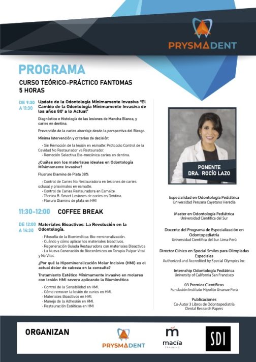ODONTOLOGÍA MÍNIMAMENTE INVASIVA Y MATERIALES BIOACTIVOS: MAYOR EFICIENCIA EN EL TRATAMIENTO DE LA CARIES DENTAL E HIPOMINERALIZACIÓN MOLAR INCISIVO<fecha>8 de junio de 2024</fecha> - Imagen 3