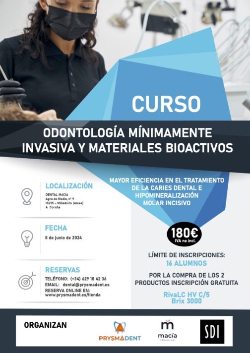 ODONTOLOGÍA MÍNIMAMENTE INVASIVA Y MATERIALES BIOACTIVOS: MAYOR EFICIENCIA EN EL TRATAMIENTO DE LA CARIES DENTAL E HIPOMINERALIZACIÓN MOLAR INCISIVO<fecha>8 de junio de 2024</fecha>