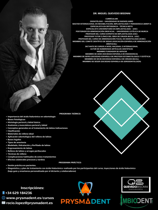 CURSO TEÓRICO/PRÁCTICO DE ARMONIZACIÓN OROFACIAL CON ÁCIDO HIALURÓNICO <fecha>22 de marzo 2025</fecha> - Imagen 2