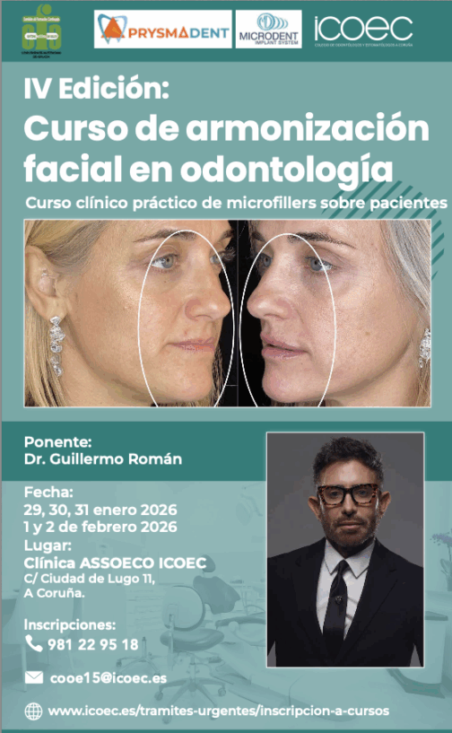 IV Edición  "Curso de armonización facial en odontología " <fecha>29 de enero a 2 de febrero de 2026</fecha>
