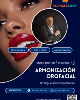 CURSO TEÓRICO/PRÁCTICO DE ARMONIZACIÓN OROFACIAL CON ÁCIDO HIALURÓNICO <fecha>14 de noviembre 2026</fecha>